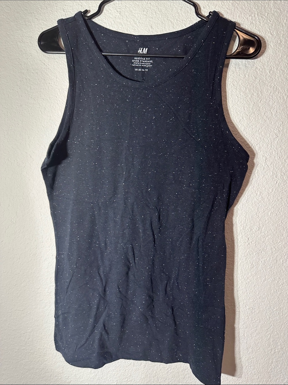 Brand New H&M Men’s Black Speckled Tank Top